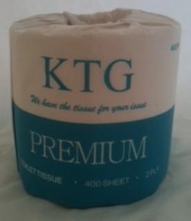 Toilet Rolls 2ply 400sh Premium - Kiwi Tissue