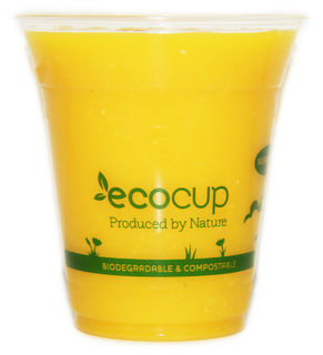 500ml Clear Cold Cup and Dome Lid PLA - Ecoware