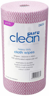 Cleaning Wipes Antibacterial Pink - PureEn