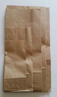 SOS Block Bottom Paper Bag #3 160x85x300mm - Fortune