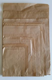 Flat Brown Paper Bags - 160x200 - No.2- Fortune
