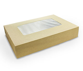 Platter box with insert - Large 45x31x8.2cm - Vegware