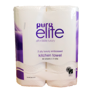 Kitchen Towel 60 sheets - Twin Pack - PURElite