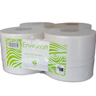 Jumbo Roll Toilet Tissue 500m -  EnviroSaver