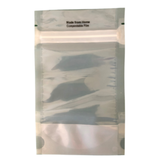 Stand Up Pouch Compostable 150gm 140x210mm Clear
