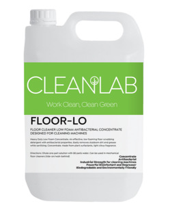 FLOOR-LO - low foam antibacterial floor cleaner 5L - CleanLab