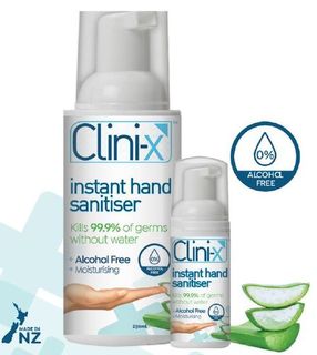 Hand Sanitiser Alcohol Free Carton 6x250ml - Clini-X