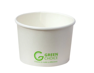 Lids CPLA 8oz soup bowls - Green Choice