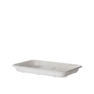 Meat & Produce Tray Sugarcane 216x153x26 - Detpak