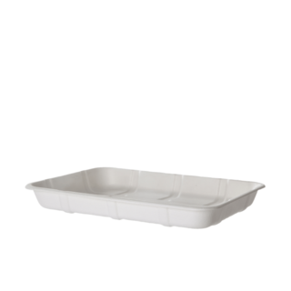 Meat & Produce Tray Sugarcane 242x183x29 - Detpak