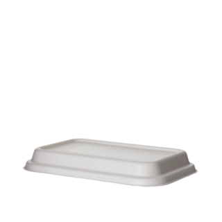 Sugarcane Lid, Dome, Fits 12/16oz Sugarcane Rectangles - Detpak