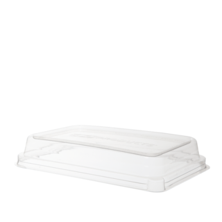 RPET 100% Lid, Fits 24/32oz Sugarcane Rectangles - Detpak