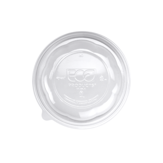 PLA Lid, Fits 18oz PLA Salad Bowl - Detpak