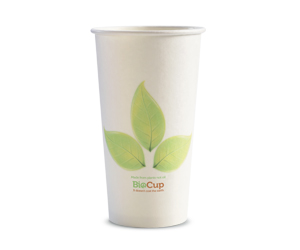 16oz Coffee Cups Leaf (90mm) Single Wall - BioPak