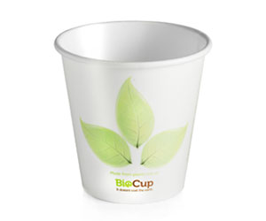 6oz Coffee Cups Leaf (80mm) Single Wall - BioPak