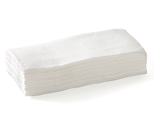 Dinner Napkin Quilted 2 Ply (1/8 Fold) White - BioNapkin