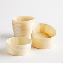 Shallow Wooden Cup 100ml - Epicure