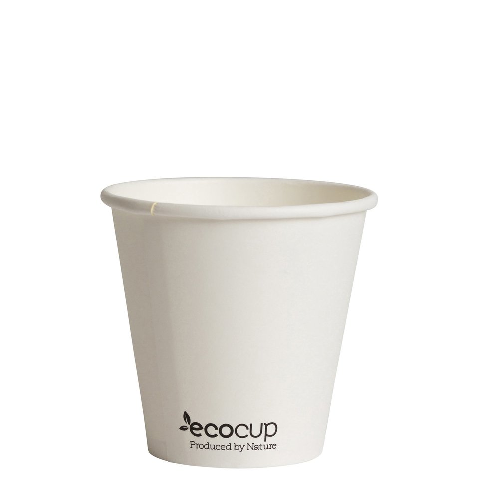 285mL Single Wall EcoCup (90mm) FSC® MIX WHITE - Ecoware