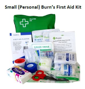 Small Personal Burn's First Aid Kit SOFT PACK