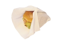 Wrap greaseproof T2 - 25x16cm 30gsm burger wrap - Vegware
