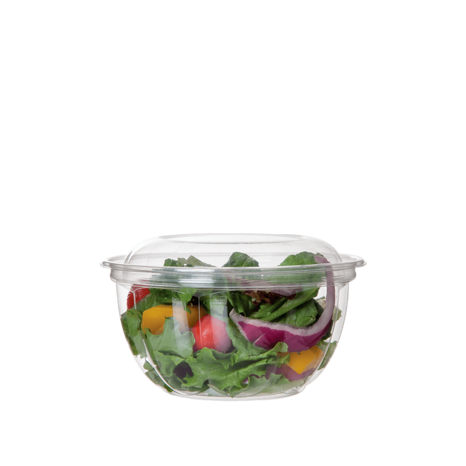 PLA Salad Bowl Plus Lid 18oz (530ml) - Detpak