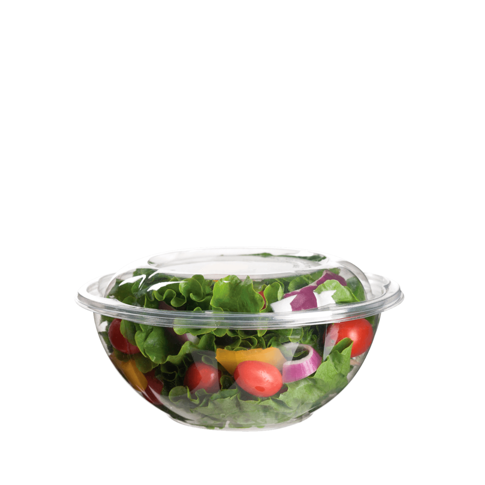 PLA Salad Bowl Plus Lid 24oz (710ml) - Detpak