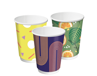 12oz Combo Double Wall Hot Cups Creative Collection