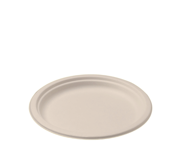 Enviroboard® Small Round Plate, Natural