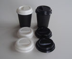 Lids for 6oz PE Hot Cups - Coastal