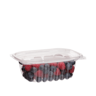 PLA Rectangular Deli Container Plus Lid 12oz (355ml) - Detpak